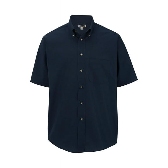 Edwards Men's Easy Care Short Sleeve Poplin Shirt