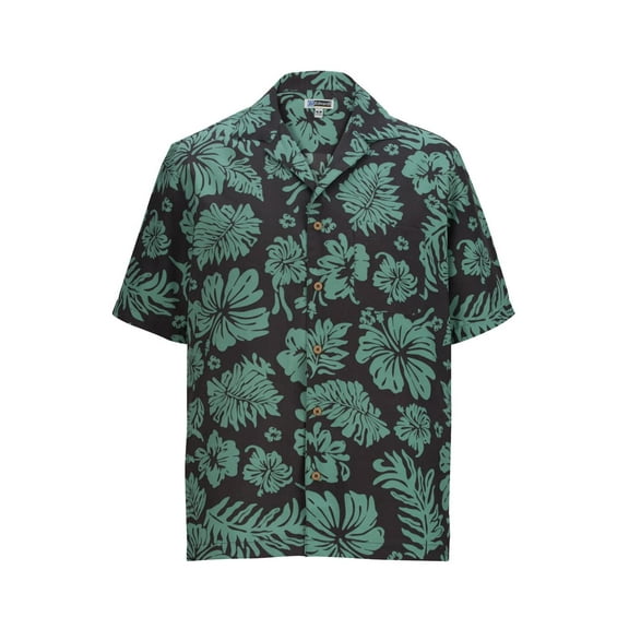 Edwards Men's Hibiscus 2-Color Camp Shirt - 1036