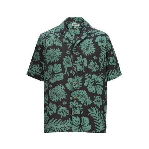 Edwards Men's Hibiscus 2-Color Camp Shirt - 1036