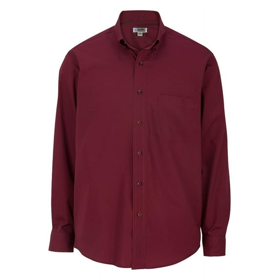 Edwards Men's Lightweight Long Sleeve Poplin Shirt