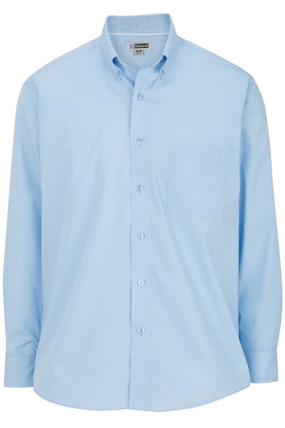 Edwards Men's Lightweight Long Sleeve Poplin Shirt