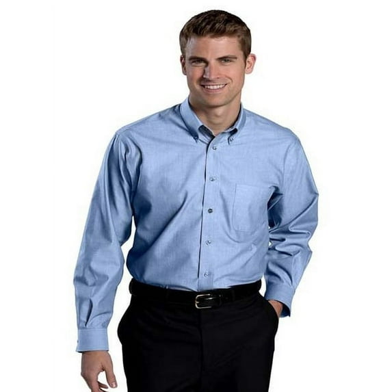 Edwards Men's Oxford Wrinkle-Free Dress Shirt