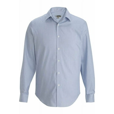 Edwards Men's Oxford Wrinkle-Free Point Collar Dress Shirt