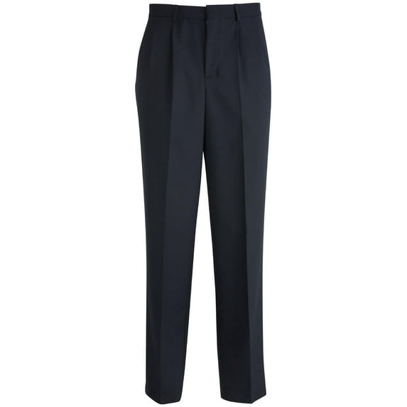 Edwards Men's Pleated Front Poly/Wool Pant
