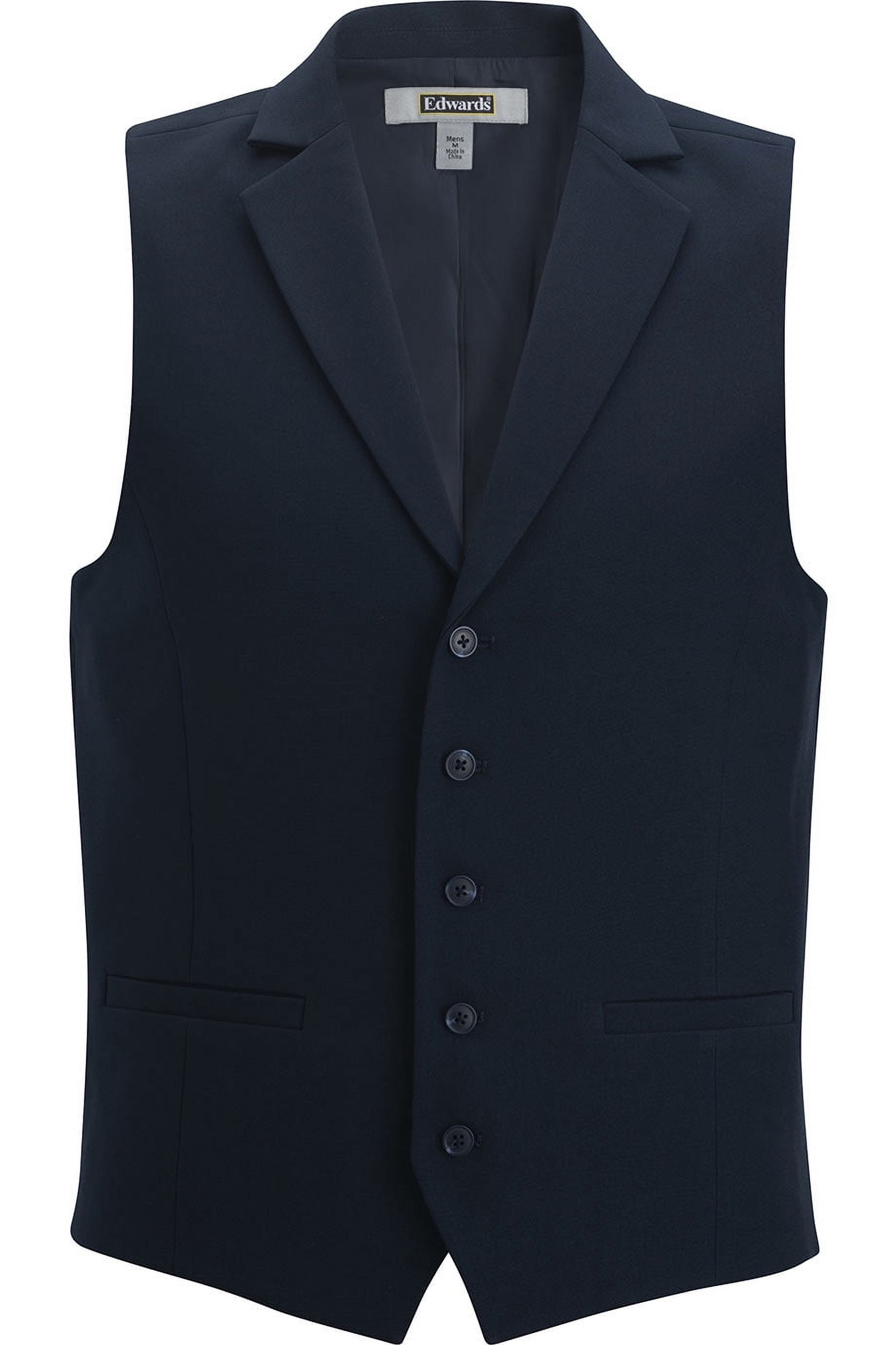 Mens vest with lapels clearance