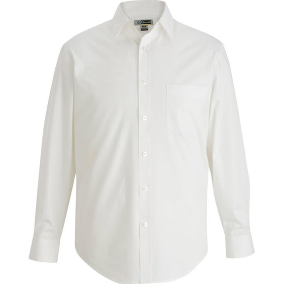 Edwards Mens Essential Broadcloth Shirt Long Sleeve