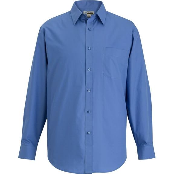 Edwards Mens Essential Broadcloth Shirt Long Sleeve