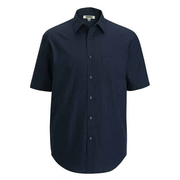 Edwards Mens Essential Broadcloth Shirt Short Sleeve