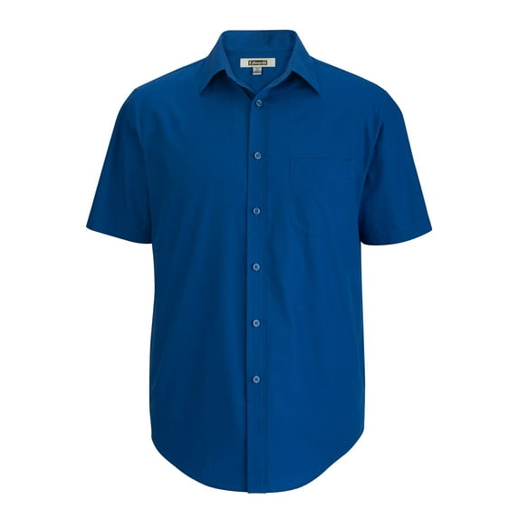 Edwards Mens Essential Broadcloth Shirt Short Sleeve