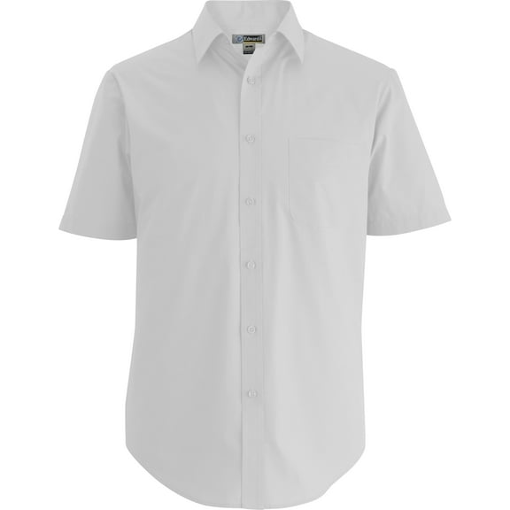 Edwards Mens Essential Broadcloth Shirt Short Sleeve