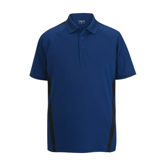 Edwards Mens Snag-Proof Color Block Short Sleeve Polo