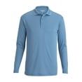 thumbnail image 1 of Edwards Mini Pique Snag Proof Long Sleeve Polo, 1 of 1