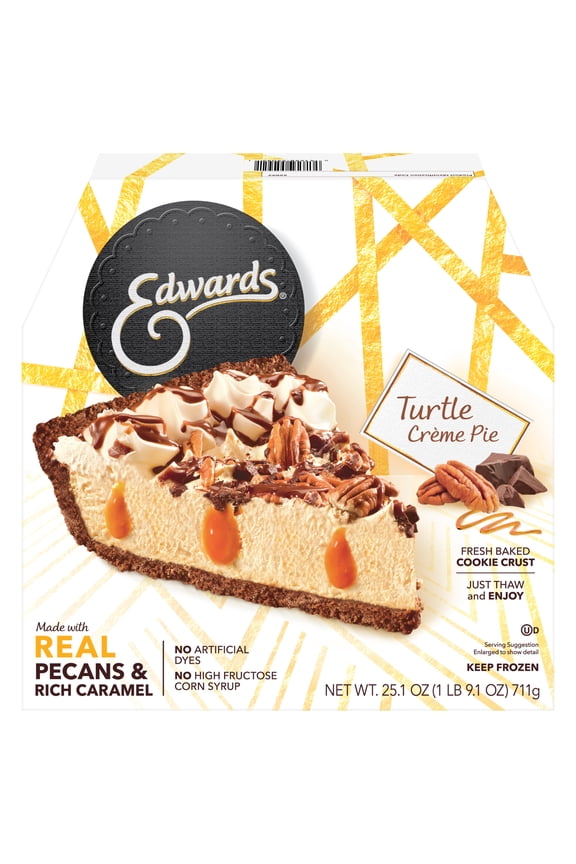 Premium Desserts Frozen Turtle Pie, 25.1 oz