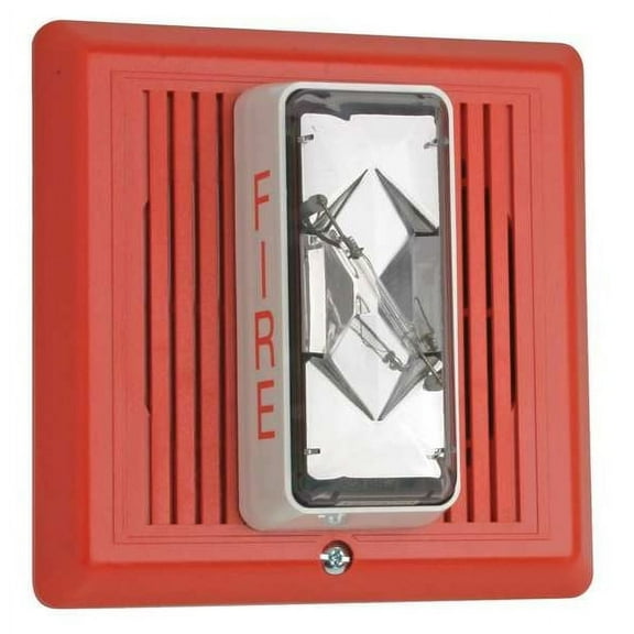 Edwards Signaling 15-75 candela horn strobe wall mnt 2452THS-15/75-R