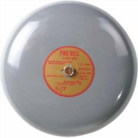 Edwards Signaling Fire Bell,Gray,6 IN. 438D-6N5