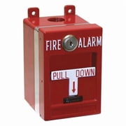 Edwards Signaling Pull Station,Key Reset,Double,SPST MPSR2-S45W-GE-NYW