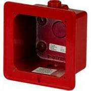Edwards Signaling Weatherproof Box,Red 2459-WPB-R