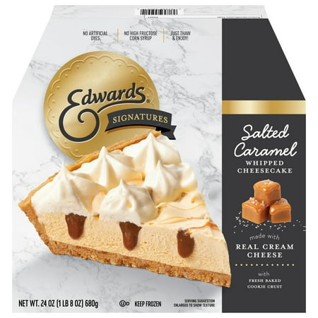Edwards Signature Desserts Frozen Salted Caramel Cheesecake, 24.0 oz