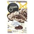 thumbnail image 1 of Edwards Singles Desserts Frozen Cookies & Crème Pie, 5.2 oz 2 Pack, 1 of 14