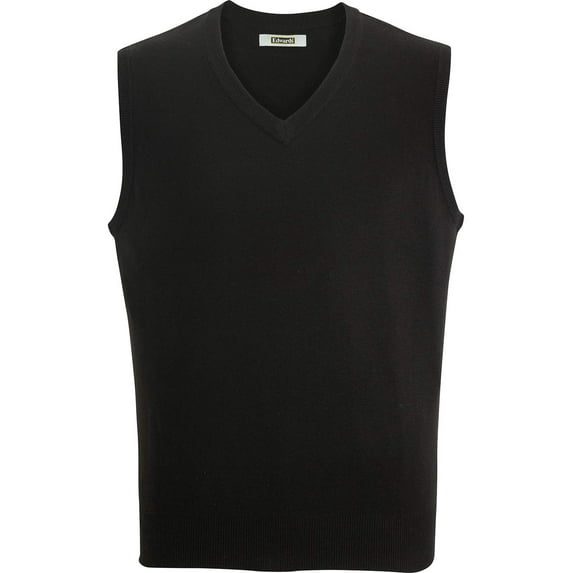 Edwards V Neck Vest Interlock Acrylic
