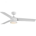 thumbnail image 1 of Edwidge Collection 3-Blade White 52-Inch DC Motor LED Contemporary Ceiling Fan, 1 of 2