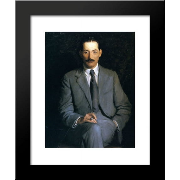 Edwin Arlington Robinson 20x24 Framed Art Print by Lilla Cabot Perry