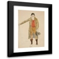 thumbnail image 1 of Edwin Austin Abbey 11x14 Black Modern Framed Museum Art Print Titled - Sketch of a Man - Costume Study for La Tosca Ii, 1 of 5