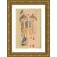 thumbnail image 1 of Edwin Austin Abbey 13x18 Gold Ornate Wood Frame and Double Matted Museum Art Print Titled - Study of the Annunciation, 1 of 4