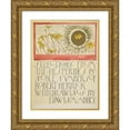 thumbnail image 1 of Edwin Austin Abbey 14x18 Gold Ornate Wood Frame and Double Matted Museum Art Print Titled - Sketch for an Illustration for Selections from the Poetry of Robert Herrick (1882), 1 of 4