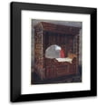 thumbnail image 1 of Edwin Foley 15x18 Black Modern Framed Museum Art Print Titled - Carved Oak Bedstead of Jeanne D’Albret, Dated 1562 (1910 - 1911), 1 of 5