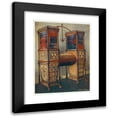 thumbnail image 1 of Edwin Foley 19x24 Black Modern Framed Museum Art Print Titled - The Sisters Inlaid Double Secretaire and Bookcase Cabinet (1910 - 1911), 1 of 5