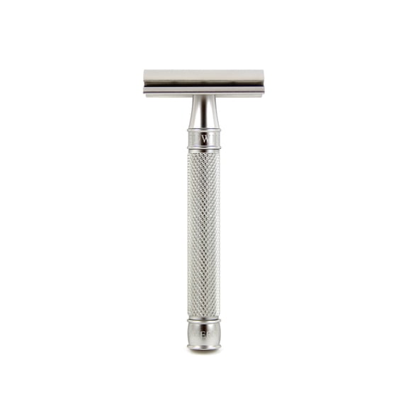 Edwin Jagger 3one6 Stainless Steel Knurled Double Edge Safety Razor