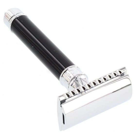 Edwin Jagger DE86 Double Edge Safety Razor, Black