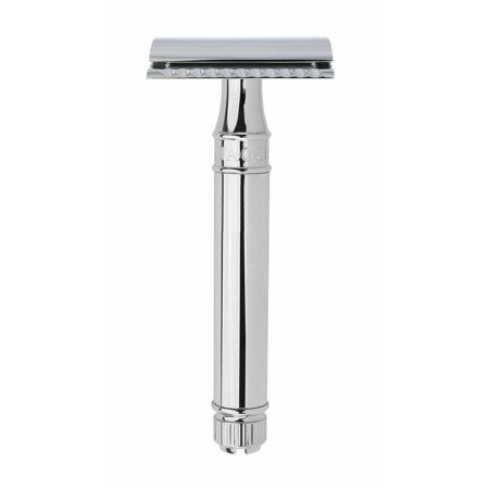 Edwin Jagger Double Edge Safety Razor, Chrome Handle, Regular