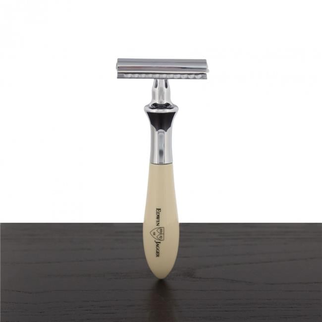 Edwin Jagger Imitation Ivory Plaza Double Edge Razor