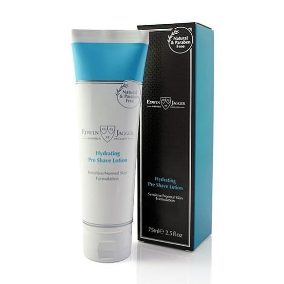 Edwin Jagger Natural Hydrating Pre Shave Lotion, Fragrance Free, 75ml