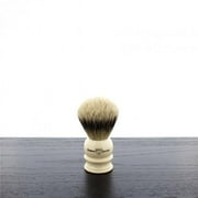 Edwin Jagger Silver Tip Badger Shaving Brush, Medium, Imitation Ivory