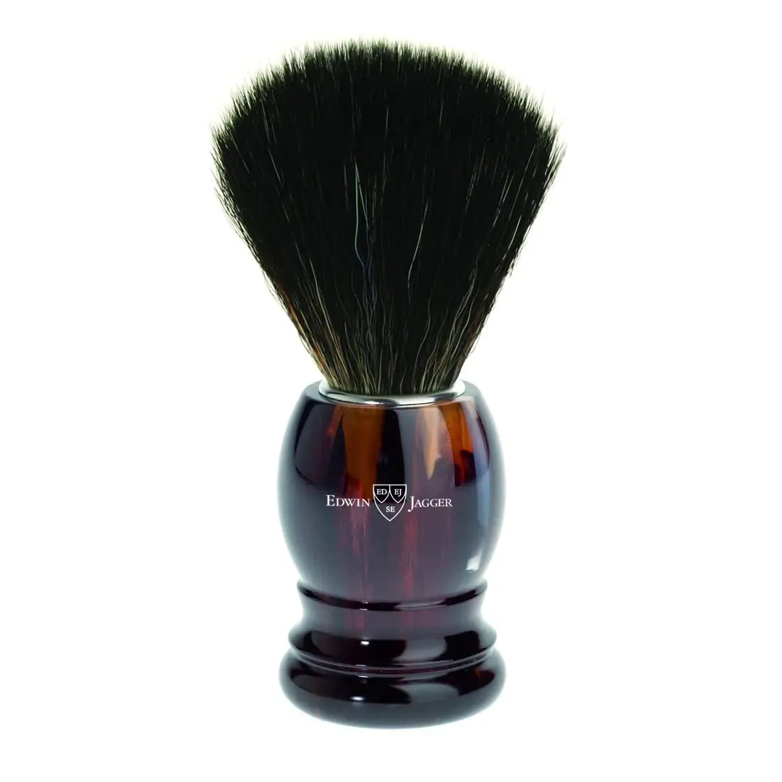 Edwin Jagger Synthetic Fiber Imitation Tortoiseshell Shaving Brush
