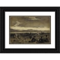 thumbnail image 1 of Edwin Lord Weeks 24x17 Black Ornate Framed Double Matted Museum Art Print Titled: Early Morning Camp Near the Shore of Lake Urumiyah (circa 1892), 1 of 5