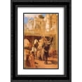 thumbnail image 1 of Edwin Lord Weeks 2x Matted 18x24 Black Ornate Framed Art Print 'A Royal Procession', 1 of 2