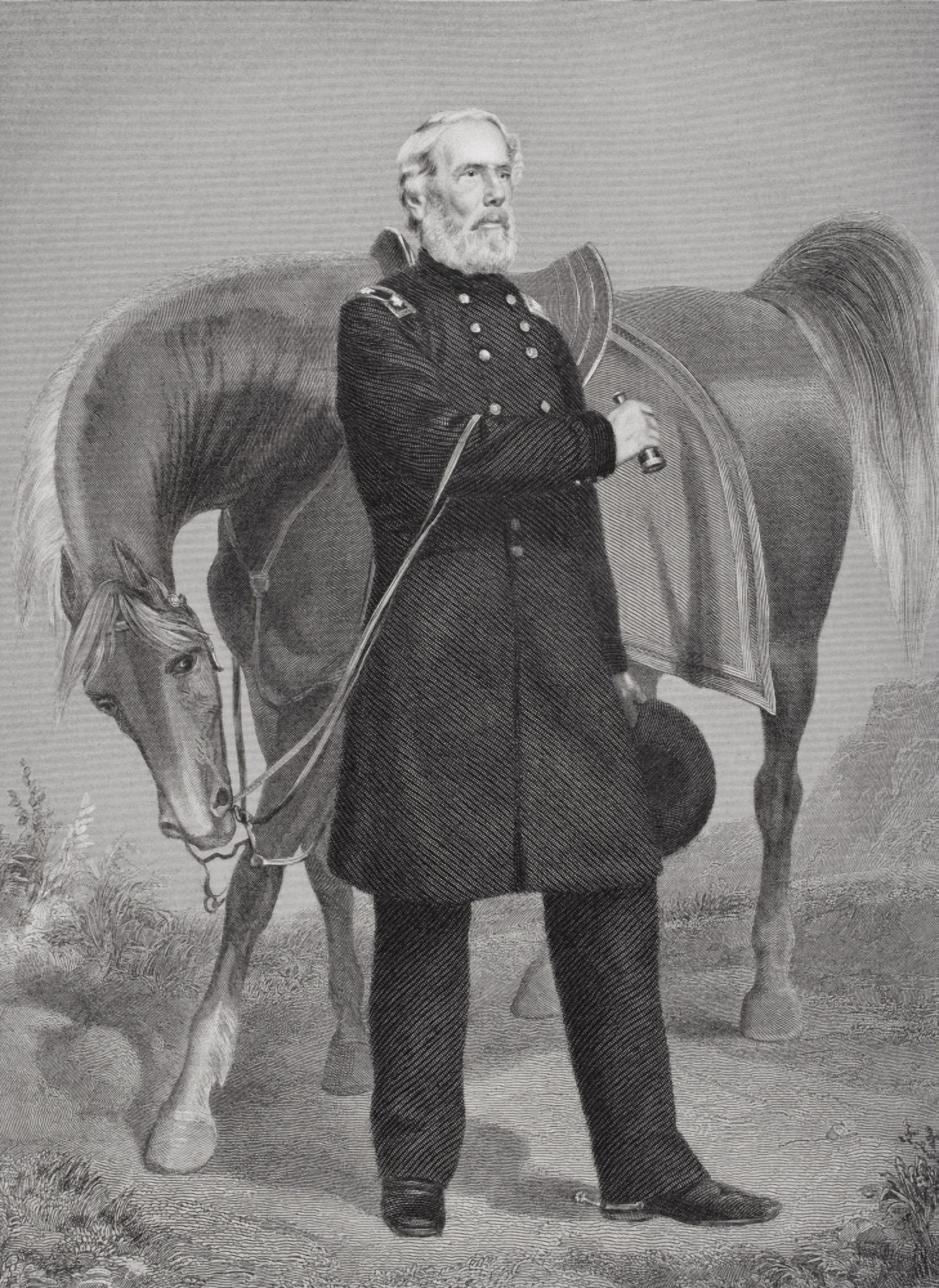 Edwin Vose Sumner 1797 To 1863 American General On Union Side During Civil War From Painting By Alonzo Chappel Canvas Art - Ken Welsh Design Pics (12 x 17)