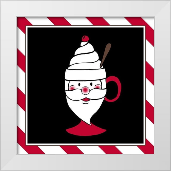 Edwins, Hugo 12x12 White Modern Wood Framed Museum Art Print Titled - Christmas Mug I