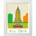 thumbnail image 1 of Edwins, Hugo 12x14 White Modern Wood Framed Museum Art Print Titled - New York II, 1 of 4