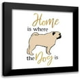 thumbnail image 1 of Edwins, Hugo 15x15 Black Modern Framed Museum Art Print Titled - Puppy Positive II, 1 of 5