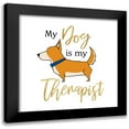 thumbnail image 1 of Edwins, Hugo 15x15 Black Modern Framed Museum Art Print Titled - Puppy Positive V, 1 of 5