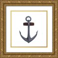 thumbnail image 1 of Edwins, Hugo 15x15 Gold Ornate Wood Framed with Double Matting Museum Art Print Titled - To the Sea I, 1 of 4