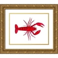 thumbnail image 1 of Edwins, Hugo 24x20 Gold Ornate Wood Framed with Double Matting Museum Art Print Titled - Pincher IV, 1 of 4