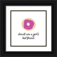 thumbnail image 1 of Edwins, Hugo 26x26 Black Ornate Wood Framed with Double Matting Museum Art Print Titled - Donuts, 1 of 4