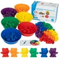 thumbnail image 1 of Edx Education Counting Bears with Matching Bowls - 68pc Set, 1 of 4