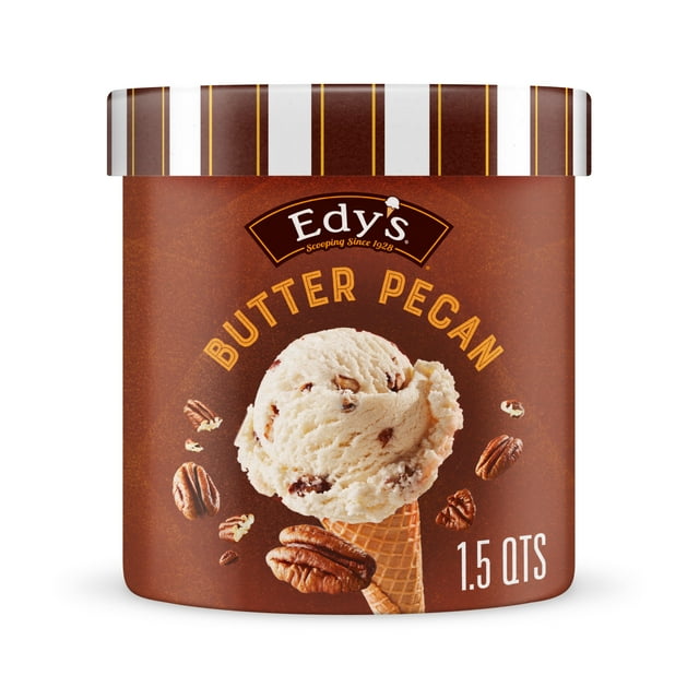 Edy's Dreyer's Butter Pecan Ice Cream, 1.41 Liters
